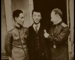 Ким Ир-Сен и его личный советник подполковник Григорий Меклер