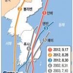 Маршруты прохождения тайфунов через Корейский полуостров за последние годы. Схема: Yonhap News