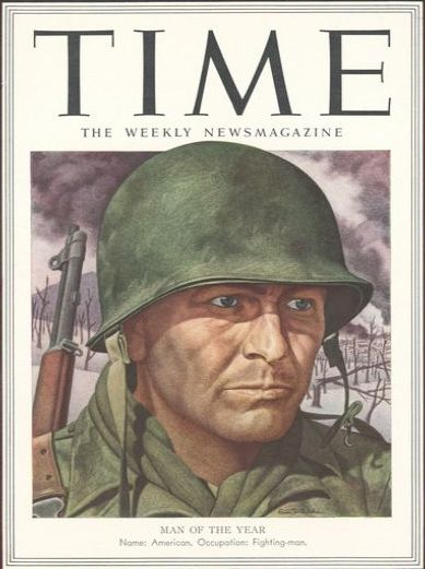 "Солдат Джо" на обложке американского журнала TIME. 