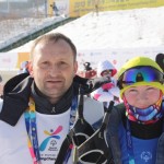Савченкова Олеся и гл.тренер Сергей Кирикович. Фото: Special Olympics Russia