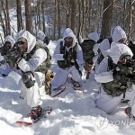 Пхенчхан, совместные учения морской пехоты США и Южной Кореи. Фото: Рёнхап.