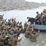Ким Чен Ын посетил острова на границе с Южной Кореей