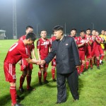 Ким Чен Ын встретился с футболистками КНДР, выигравшими чемпионат Восточной Азии