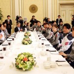 Президент РК Пак Кын Хе встретилась с национальной олимпийской сборной