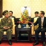 Встреча Ван Цзяжуя со спецпосланником Ким Чен Ына