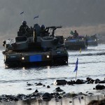 Южнокорейские военные следят за ситуацией на Севере