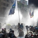 В Сеуле полиция разогнала демонстрацию сторонников объединения Южной Кореи и КНДР