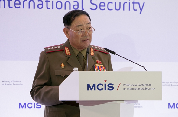 MCIS-2015. Выступление министра Народных вооруженных сил Корейской Народно-Демократической Республики генерала армии Хён Ён Чхоль (16 апреля 2015 г.)