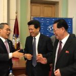 Встреча корейских послов с Севера и Юга в Москве