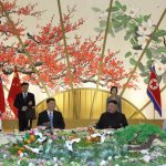 Ким Чен Ын устроил торжественный прием в честь визита Си Цзиньпина в Корею