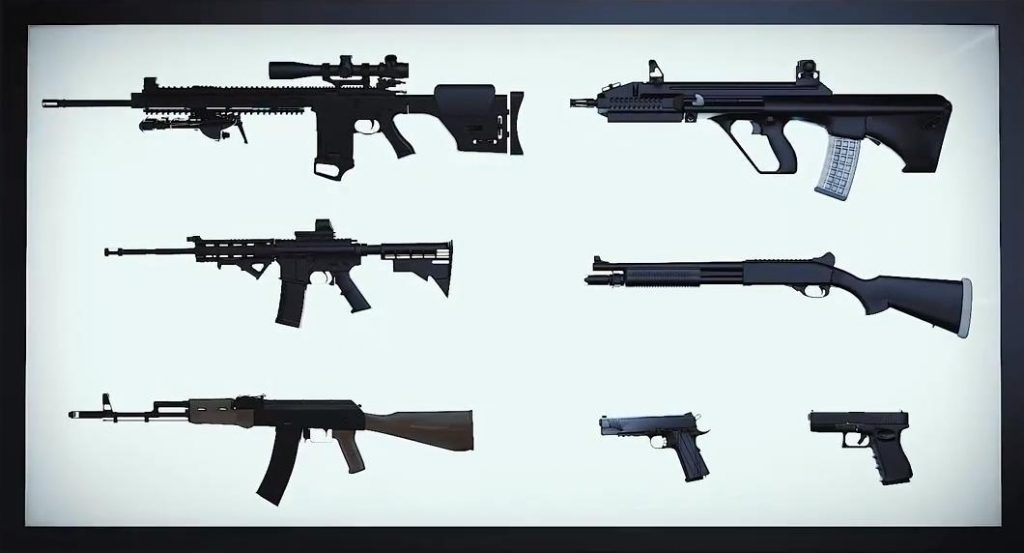Образцы оружия производимого южнокорейской компанией DASAN MACHINERIES CO., LTD.