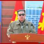 Ким Чен Ын выступил с речью на церемонии начала строительства жилых домов в районе Хвасона