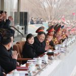 Ким Чен Ын посмотрел спортивные соревнования по случаю знаменательного февральского праздника