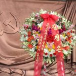 Ким Чен Ын направил венок в Монумент освобождения по случаю 78-летия освобождения Родины