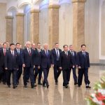 Делегация Госдумы РФ посетила Кымсусанский Дворец Солнца и выразила глубокое почтение