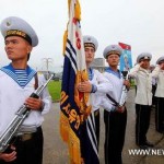 В КНДР с визитом прибыл отряд учебных кораблей ВМС Китая