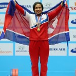 Штангистка Ким Ун-Чжу выиграла Азиатские игры с мировым рекордом в толчке