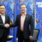 Медведев: Россия готова помочь Южной Корее в организации следующийх Олимпийских игр