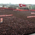 В центре Пхеньяна состоялся массовый антиамериканский митинг