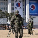 Южнокорейская армия приведена в повышенную боеготовность в преддверии инаугурации нового президента Пак Кын Хе