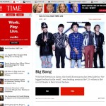 K-pop группа Big Bang  вторые в рейтинге 100 самых влиятельных людей по мнению читателей журнала Time