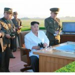Ким Чен Ын осмотрел испытательную стрельбу системы оружия противоракетной обороны нового типа