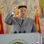 Речь товарища Ким Чен Ына на военном параде, посвященном 75-летию Трудовой партии Кореи