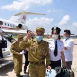 Участники VII Общереспубликанского слета ветеранов войны прибыли в Пхеньян
