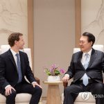 Президент Южной Кореи встретился с Цукербергом в Сеуле